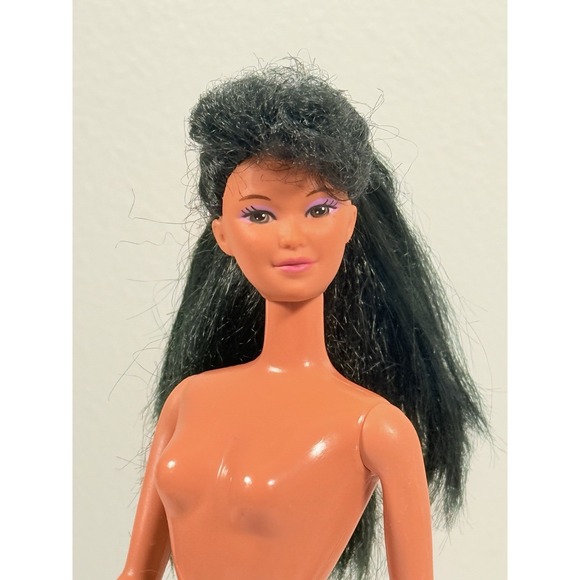 Mattel Other - Vtg Mattel Barbie Asian Tan Skin Black Hair Superstar 1980 Kira Malaysia Miko